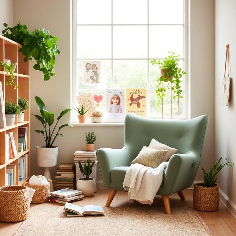 Kącik czytelniczy w przedszkolu